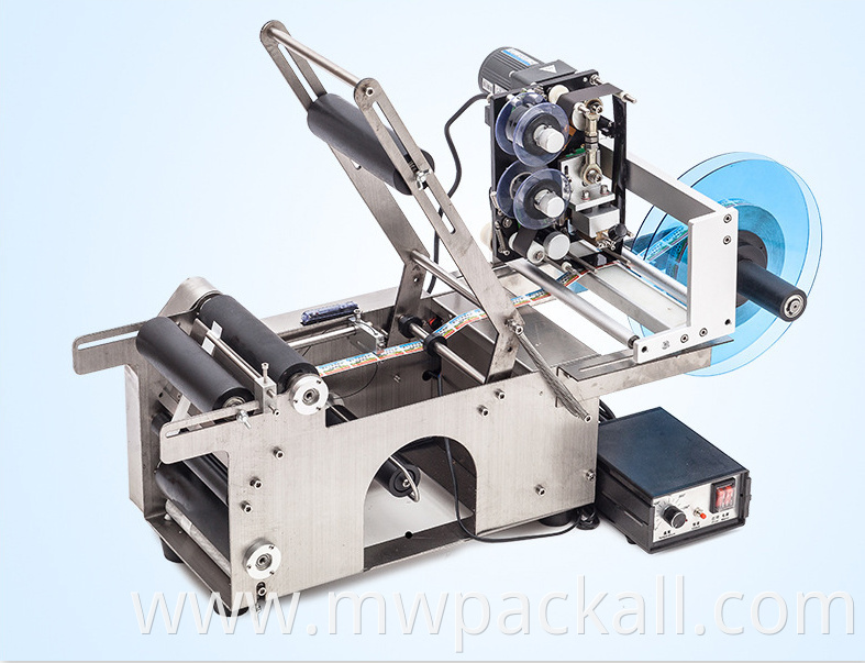 Sticker labeling machine for PET/glass bottle under CE approved